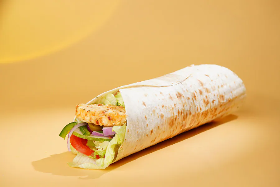 Aloo Patty Wrap