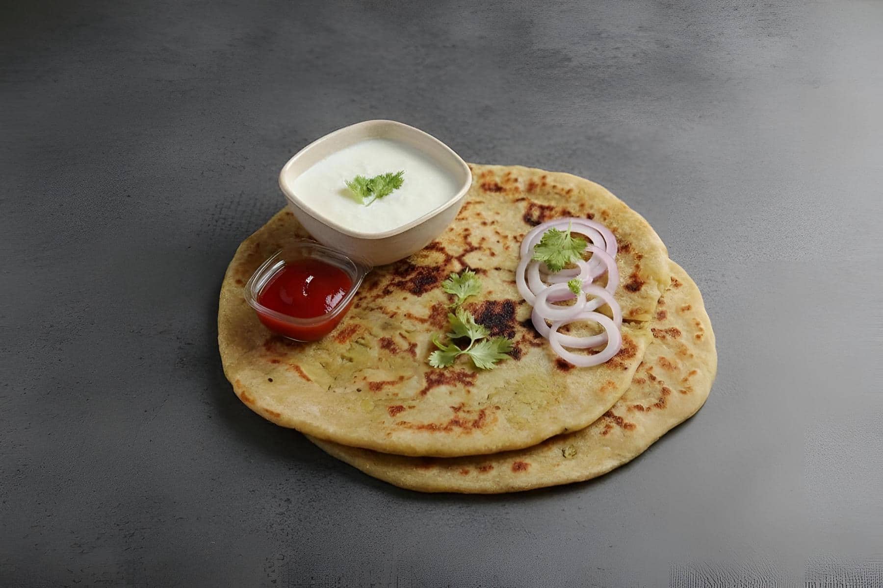 2 Aloo Paratha