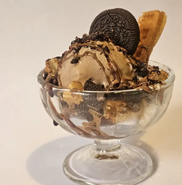 Oreo Treat Waffle Sundae