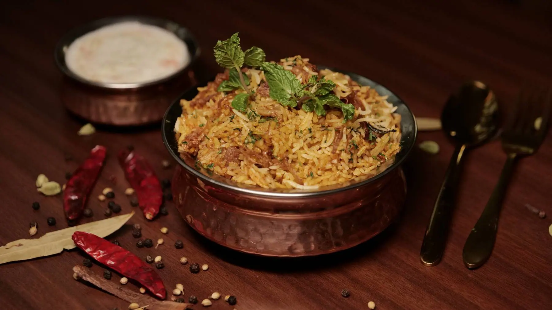 Kacchi Gosht Biryani