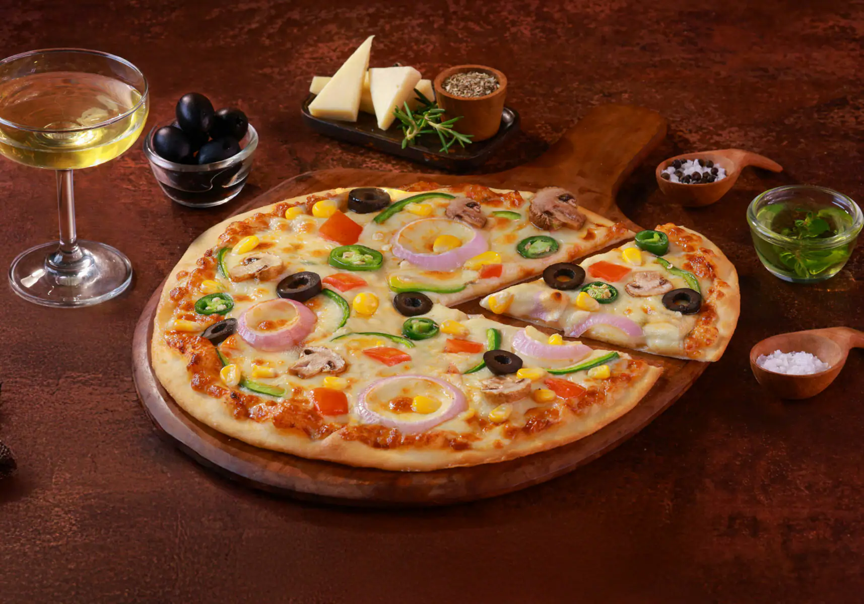 Veggie Houseful Pizza [7" Regular]