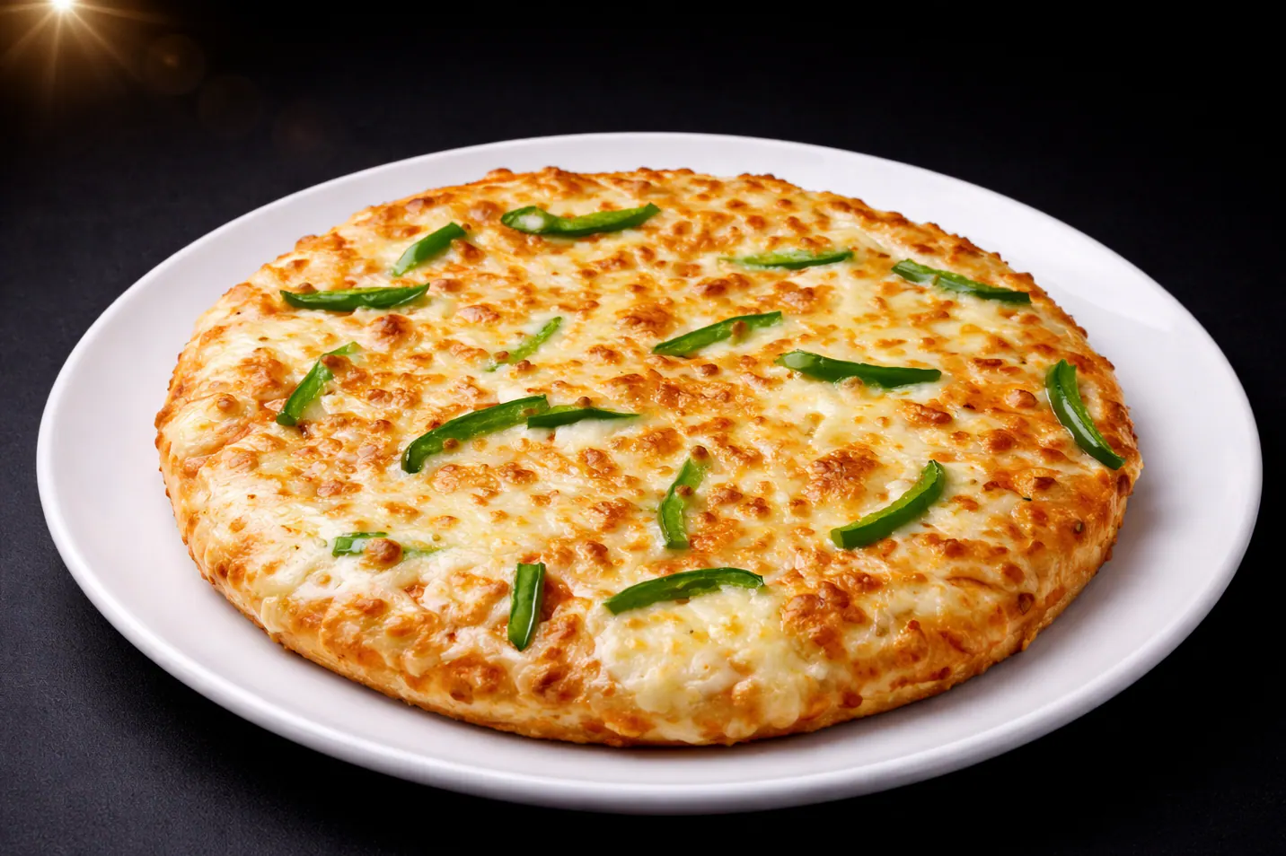 Cheesy Capsicum Pizza