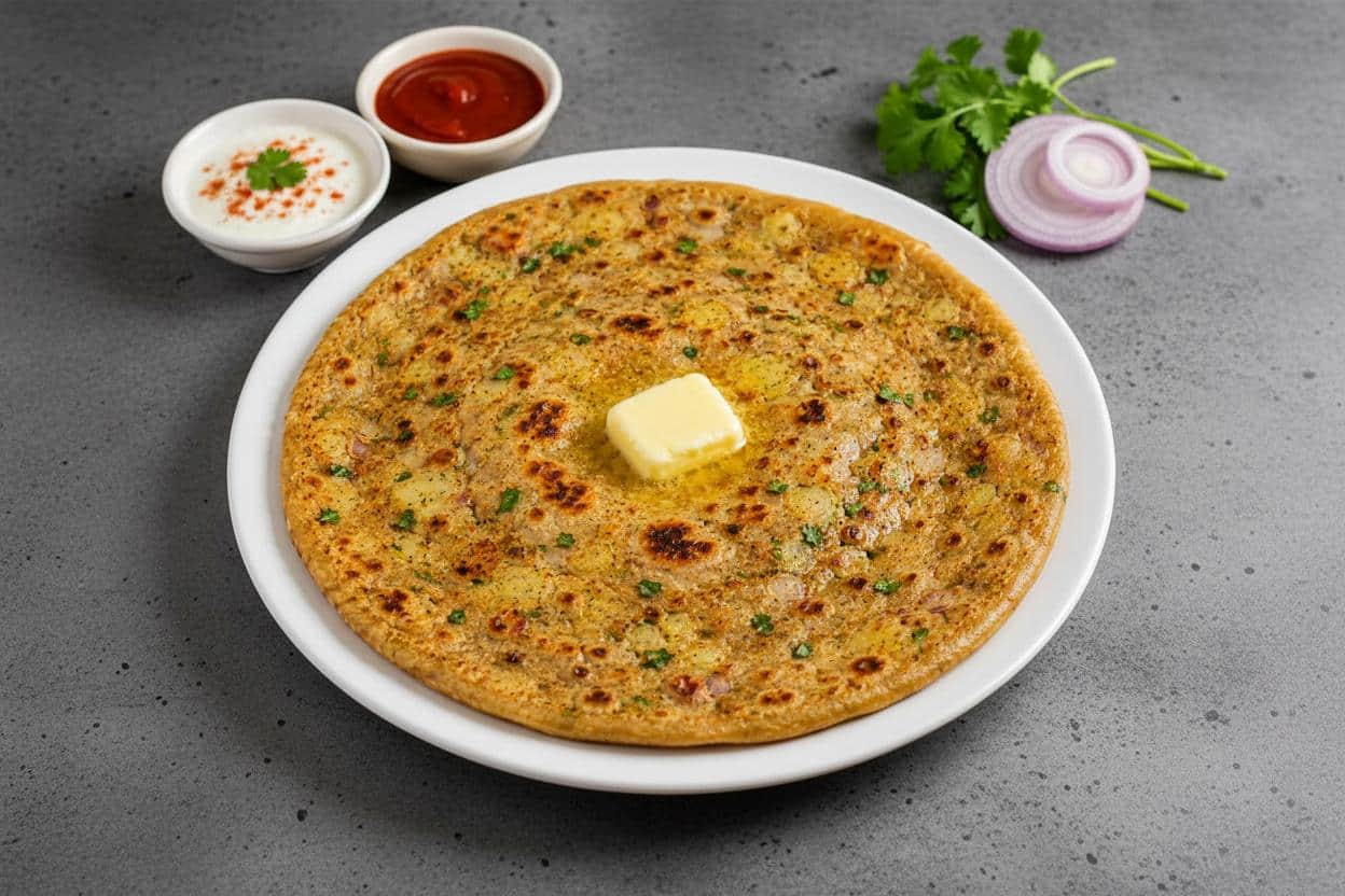 Royal Aloo Pyaaz Paratha