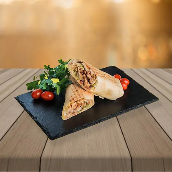 Moroccan Chicken Shawarma Wrap