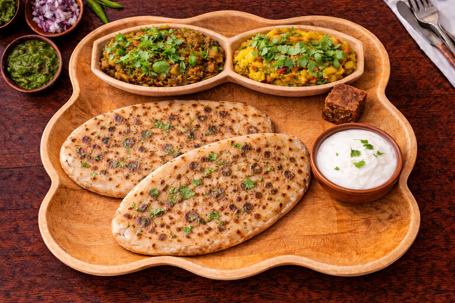 Mooli Paratha Bharta Combo