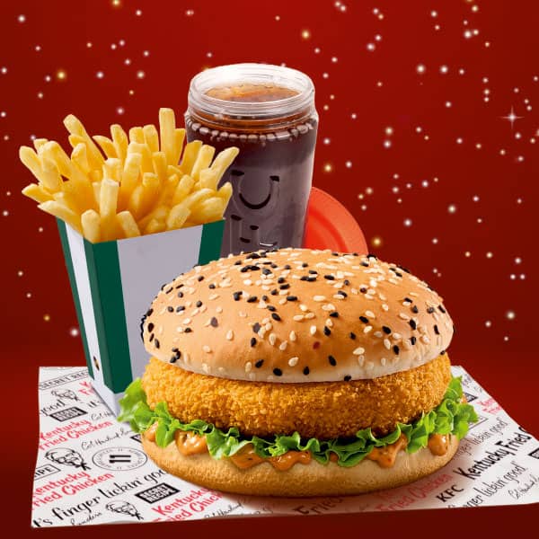 Veg Zinger Combo Meal : DOTD