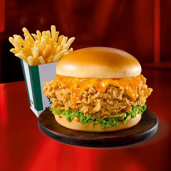 Gold Chicken Zinger + Reg Fries