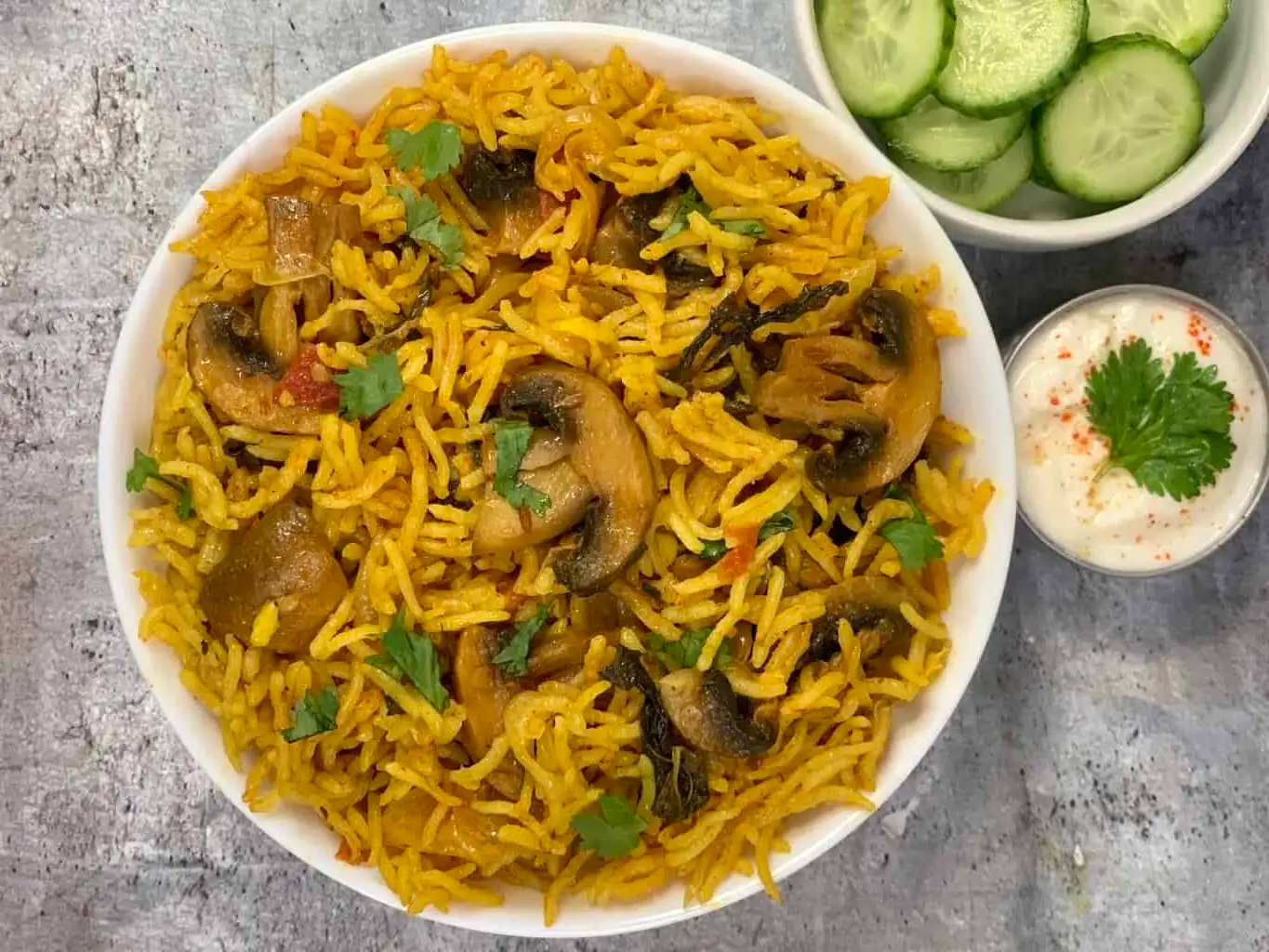 Mushroom Biryani