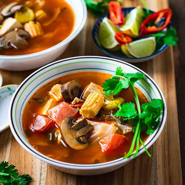 Veg Tom Yum Soup