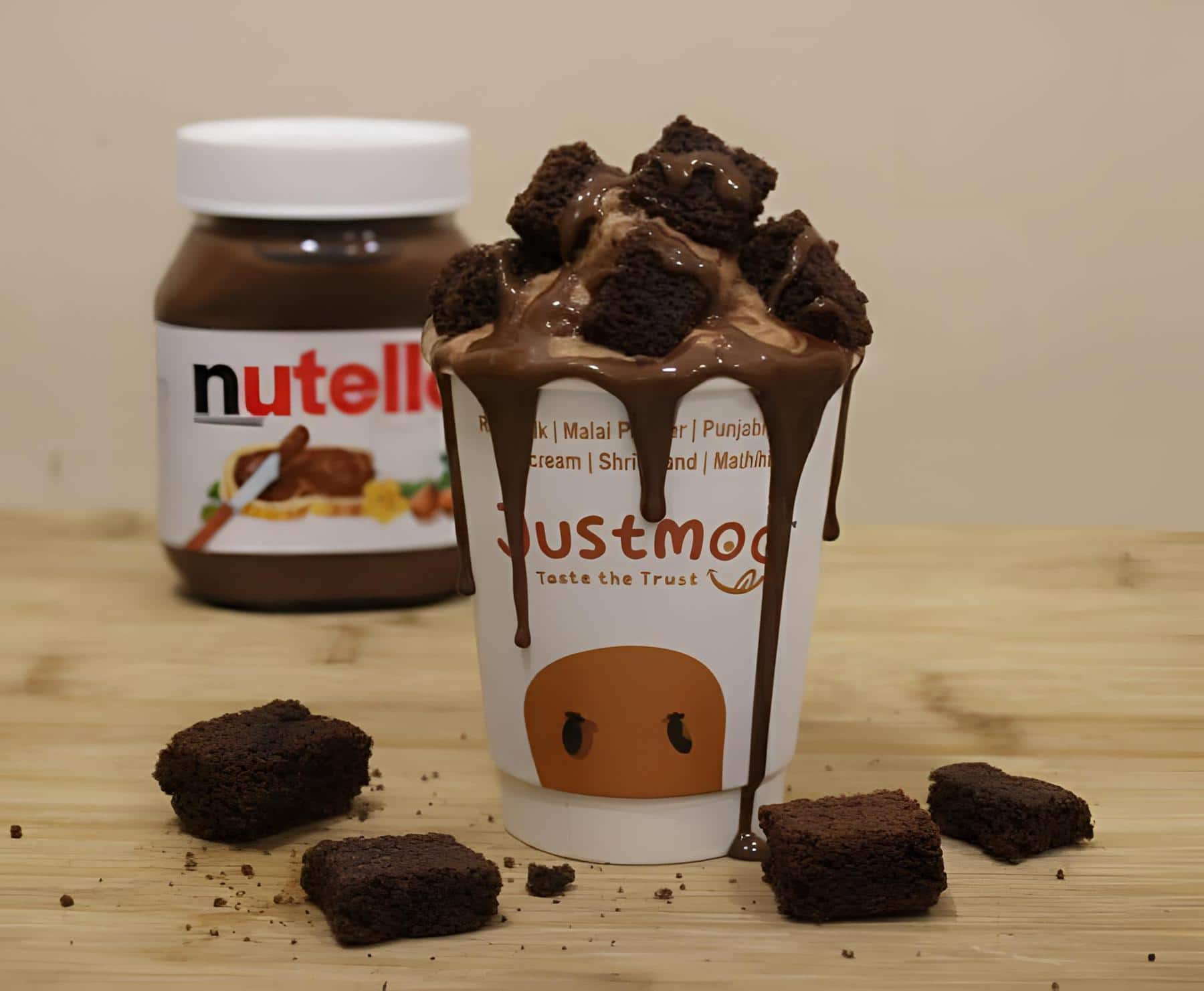 Nutella Brownie Thikshake