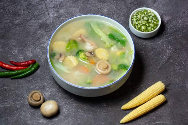 3Treasure Mushroom Soup Veg Soup