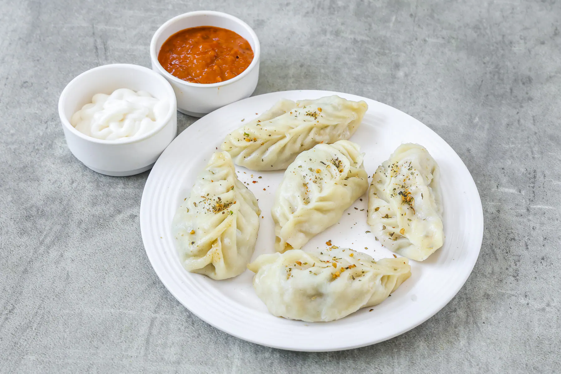 Paneer Steamed Momos [1 Plate, 6 Pieces]