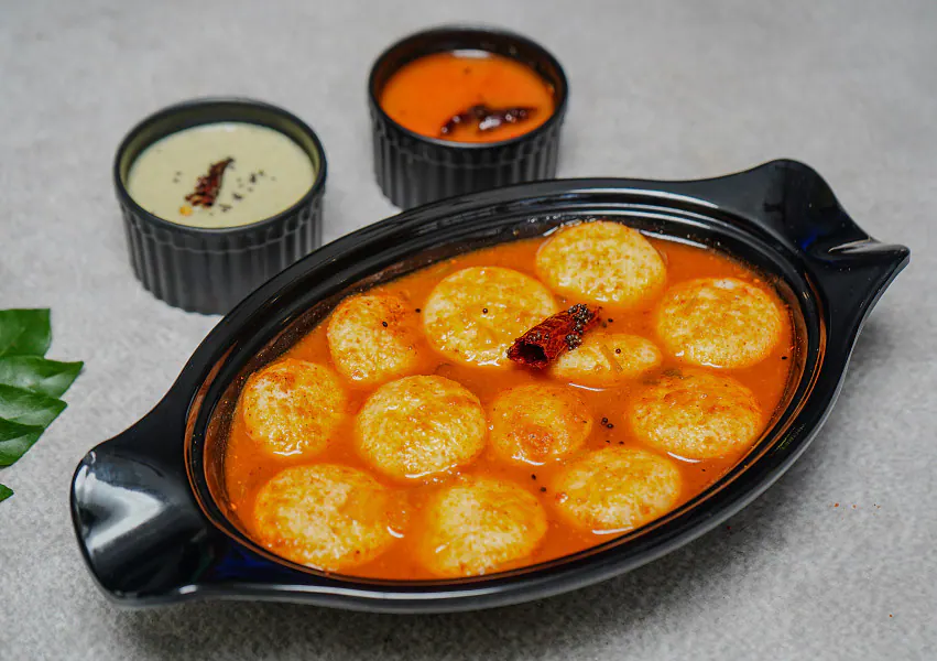 Ghee Button Sambar Dip