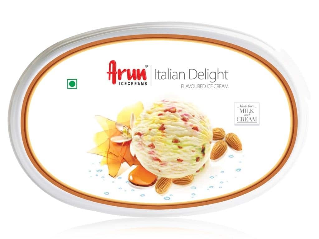 Arun Cassata Slice Ice Cream, Packaging Size: 150 Ml