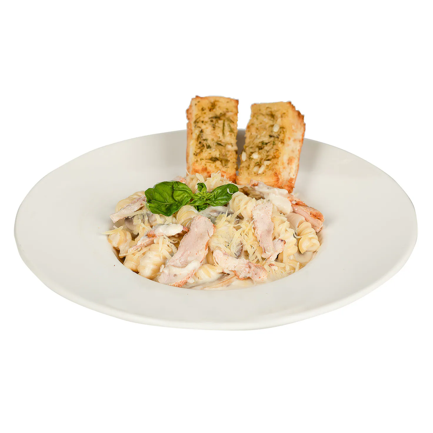 Fusilli Alfredo Chicken Pasta