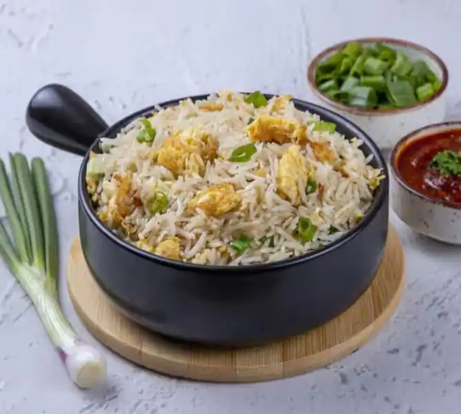 Egg Burnt Garlic Rice
