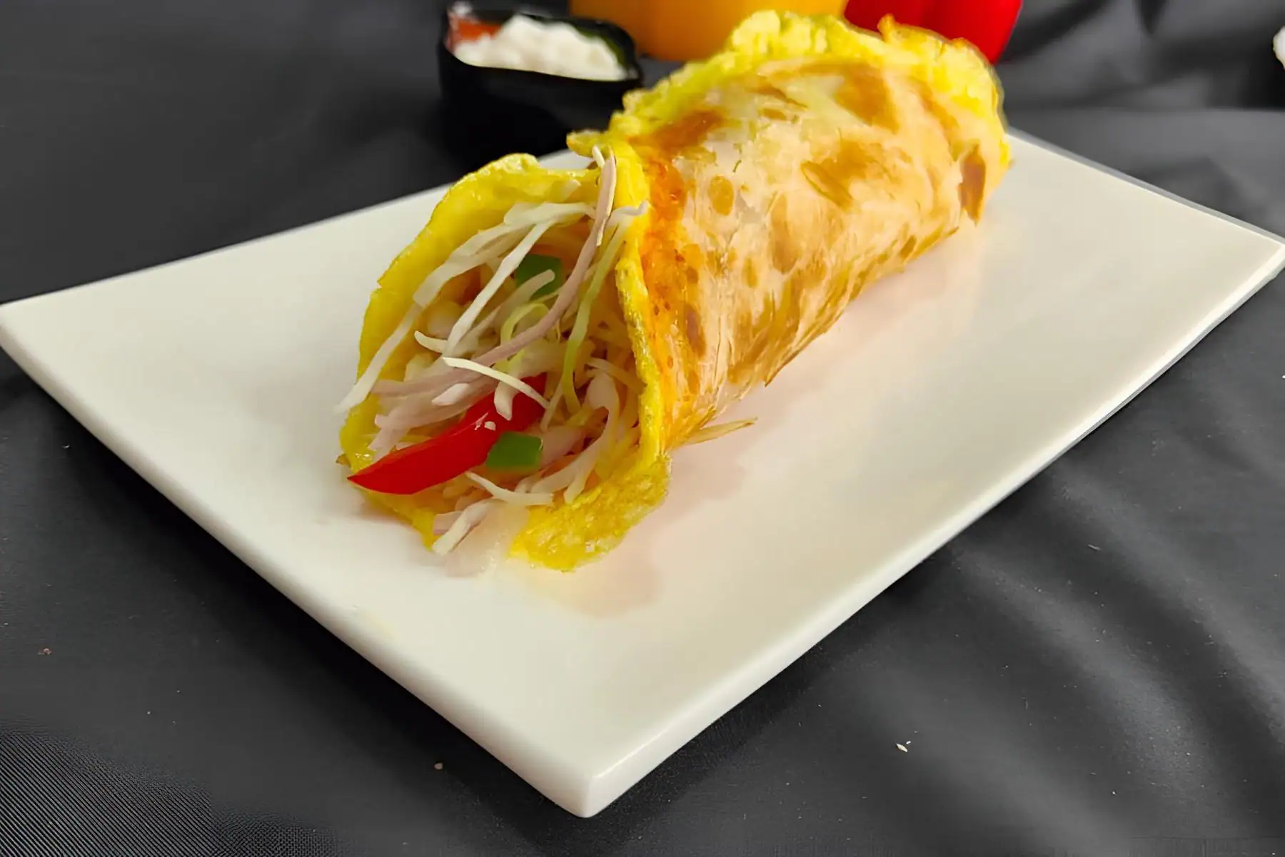 Double Egg Omelette Roll