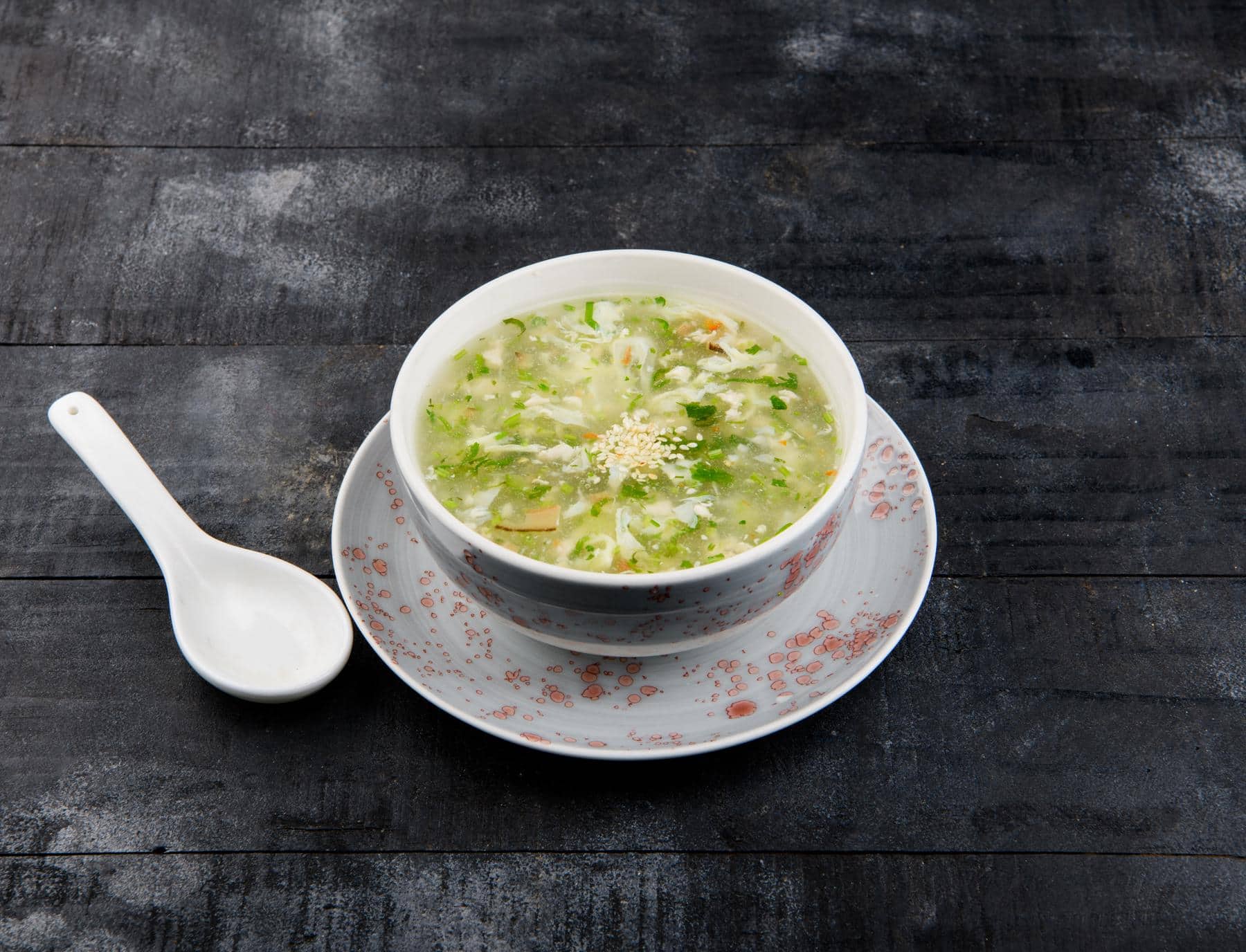 Cilantro Soup- Sea Food