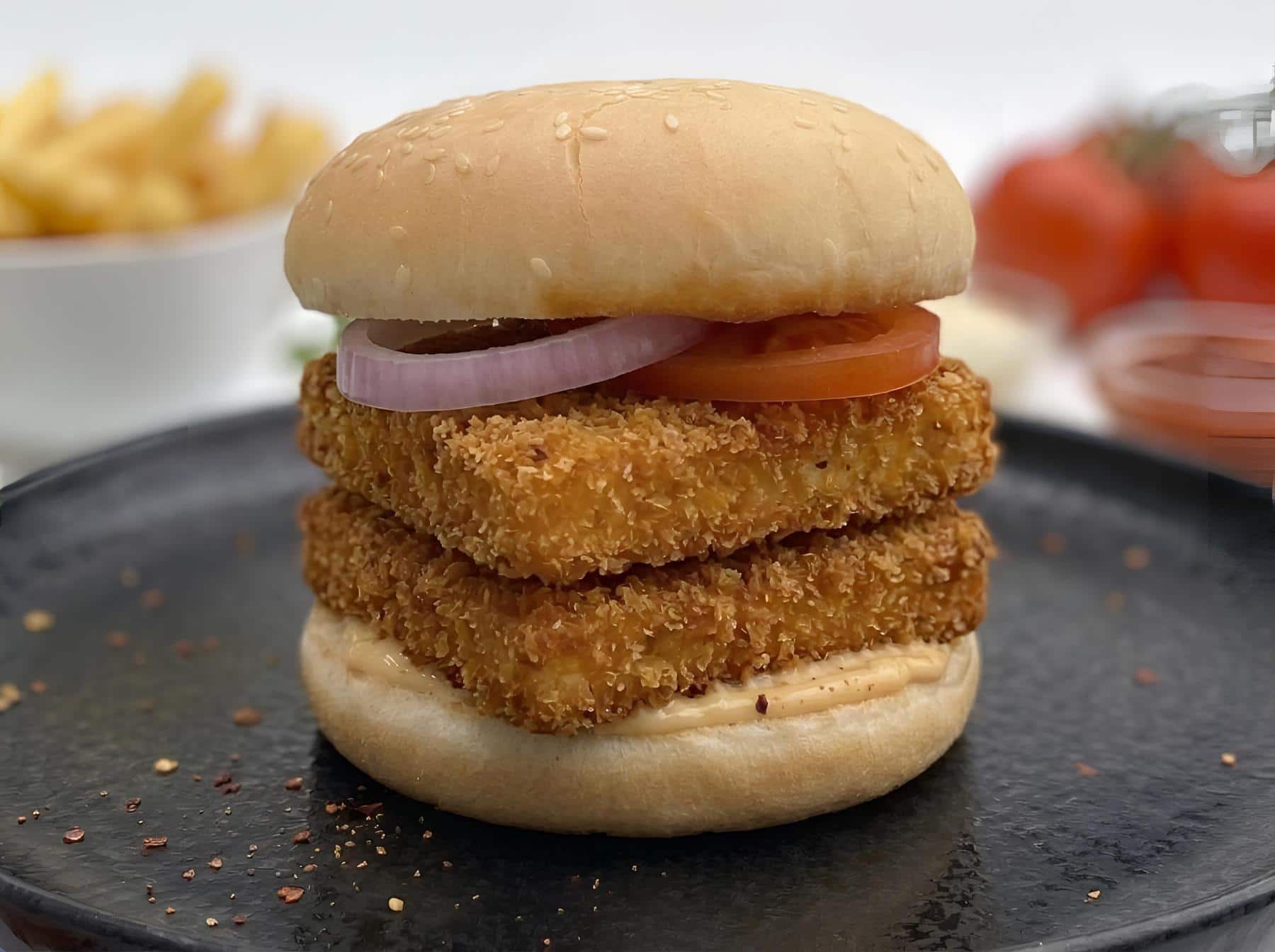 Double Paneer N Crunchy Burger in Sirsa