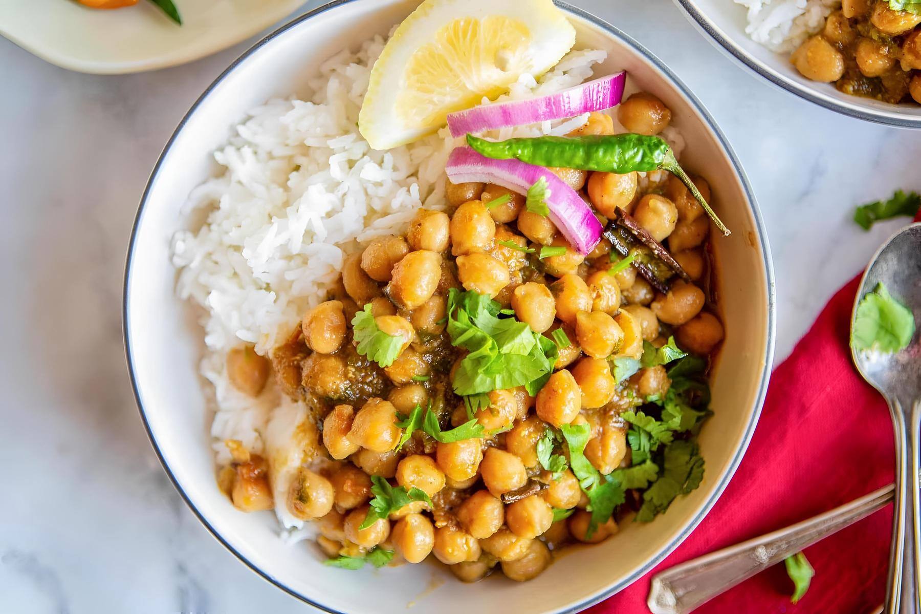 Chole Rice Bowl