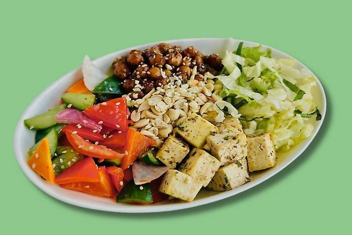 Grilled Tofu Salad