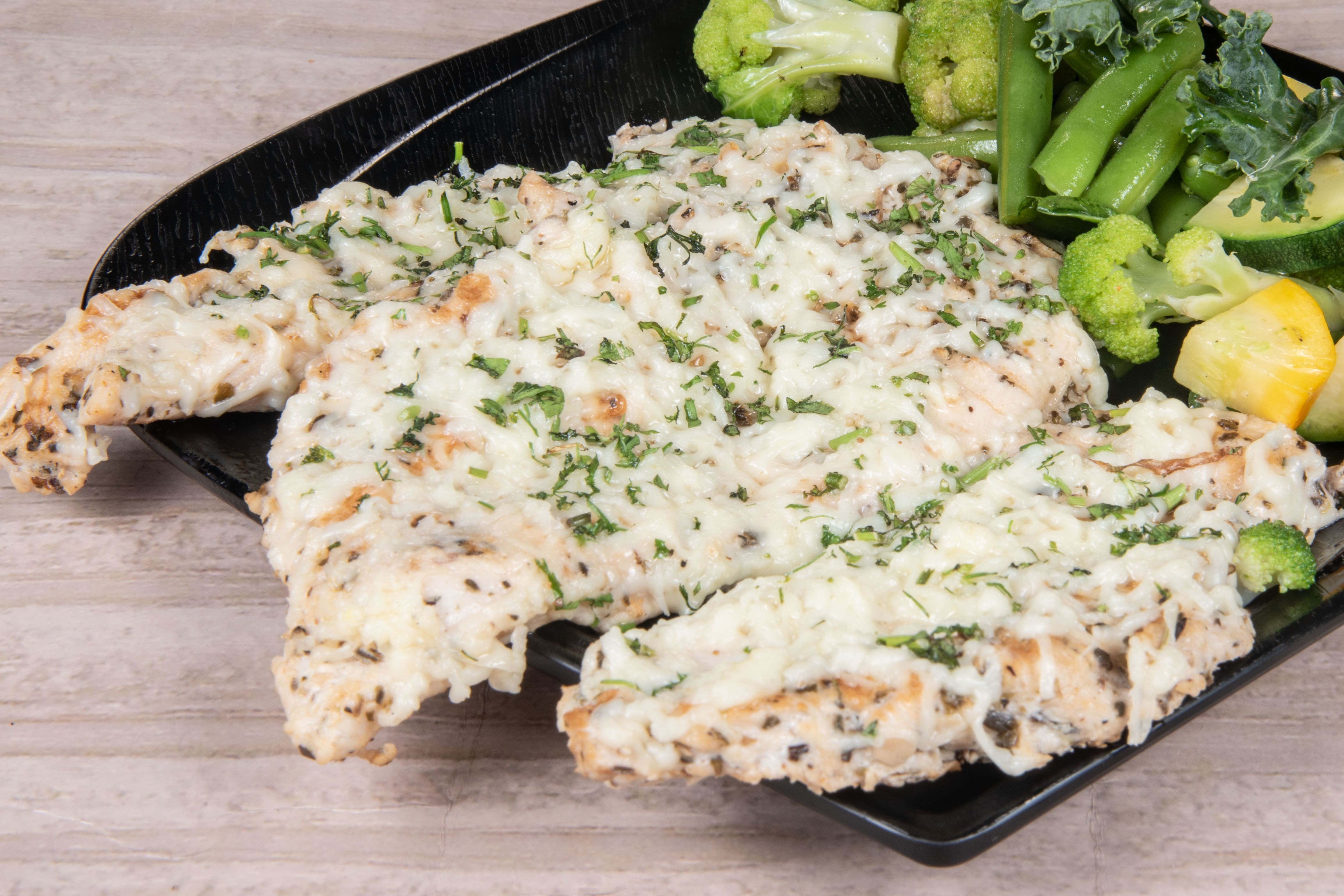Baked Chicken with Cheddar Cheese