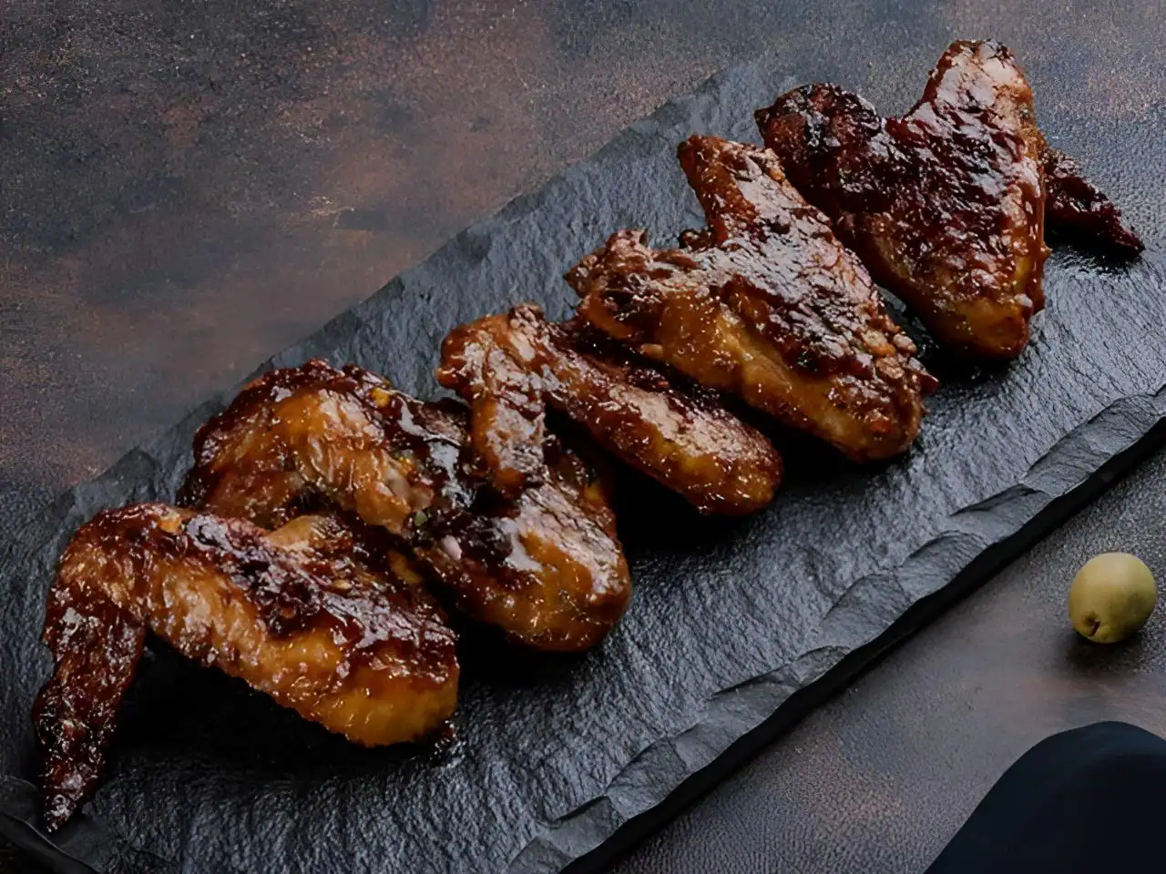 Wood Fired BBQ Wings (5Pcs)