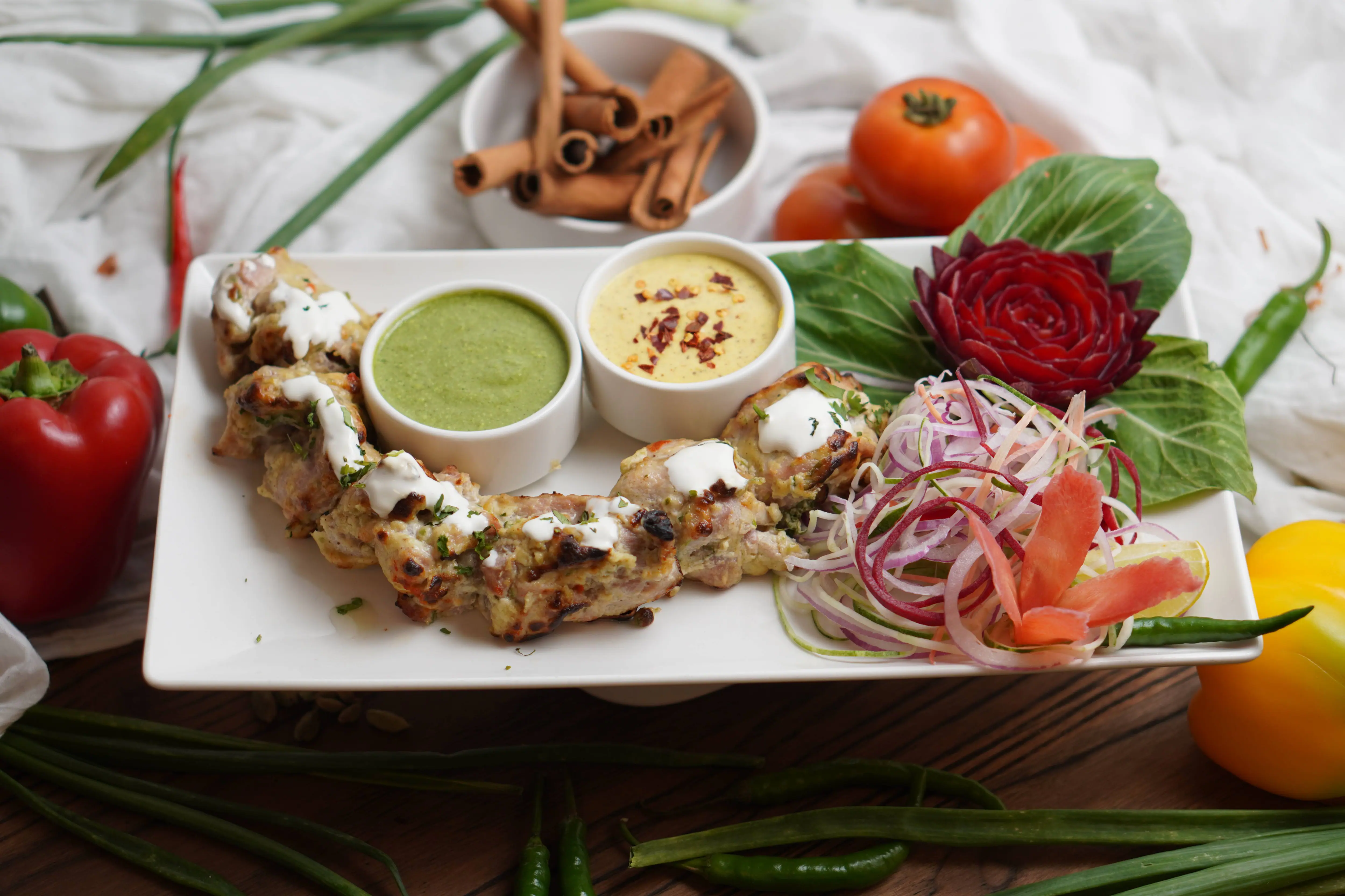 Chicken Malai Kebab