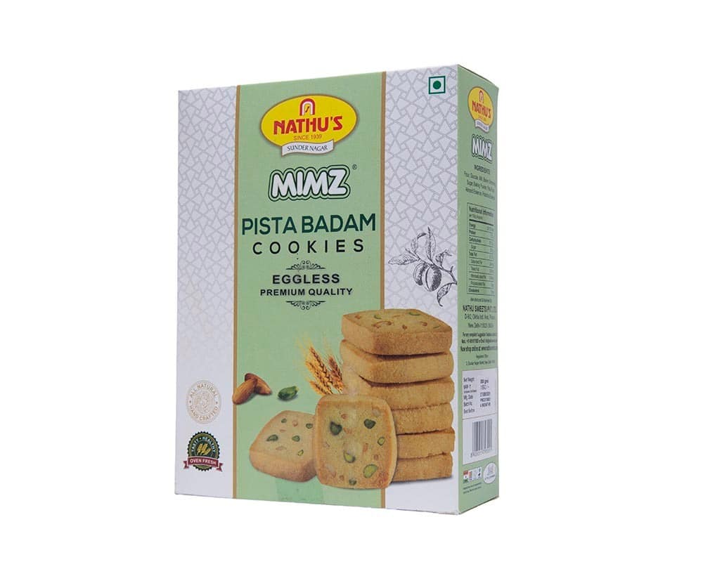 Pista Badam Cookies 300 Gms.