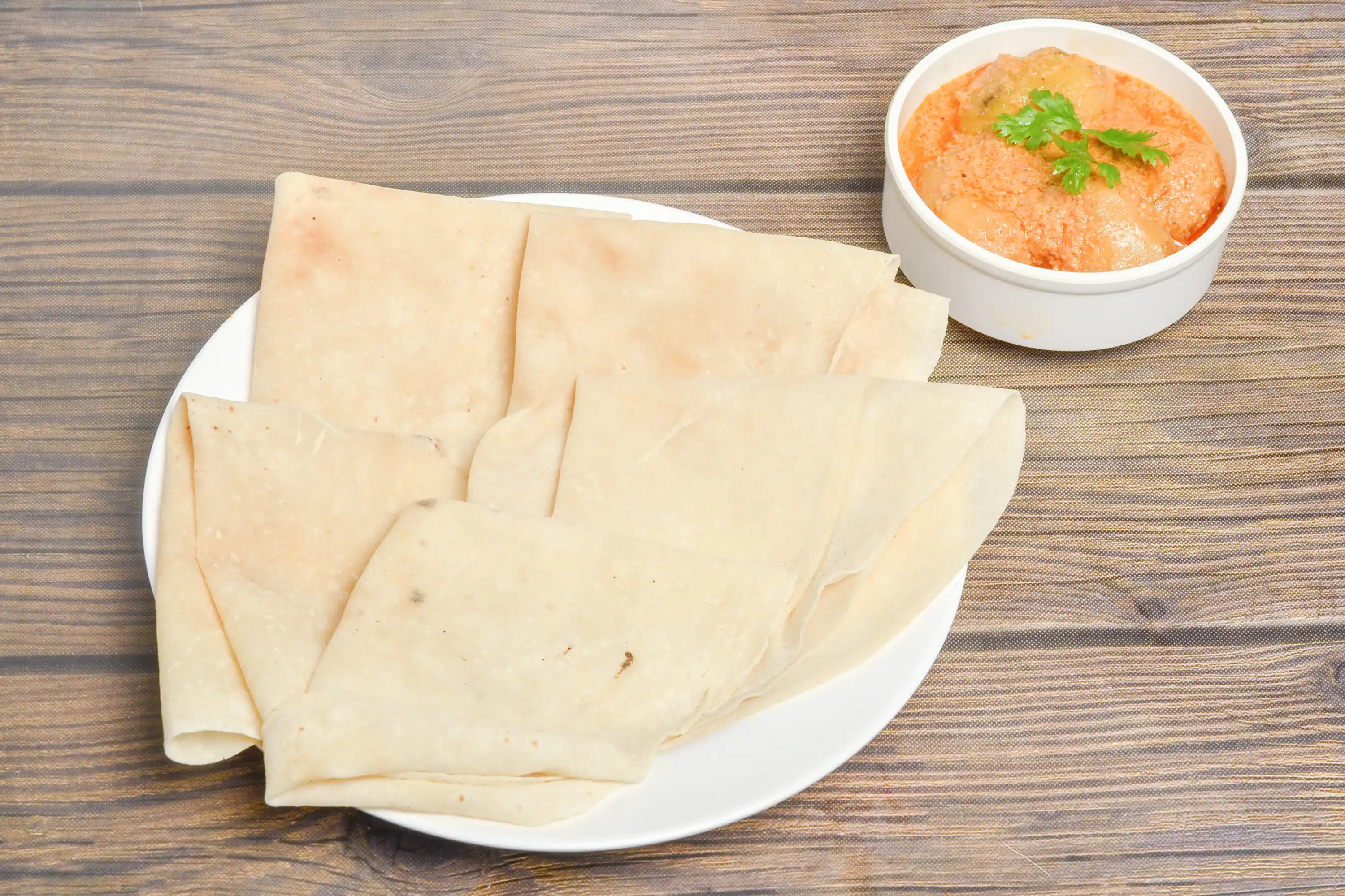 Kashmiri Aloo Dum With Rumali Roti [5 Pieces] Combo