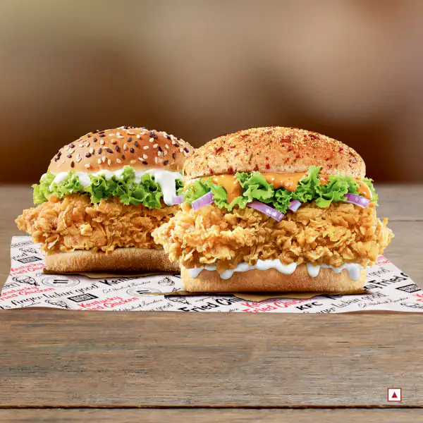 Chicken Zingers Combo Burger