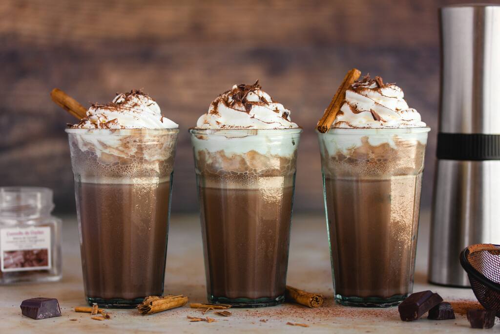 Chocolate Coffee With Vanilla Ice Cream