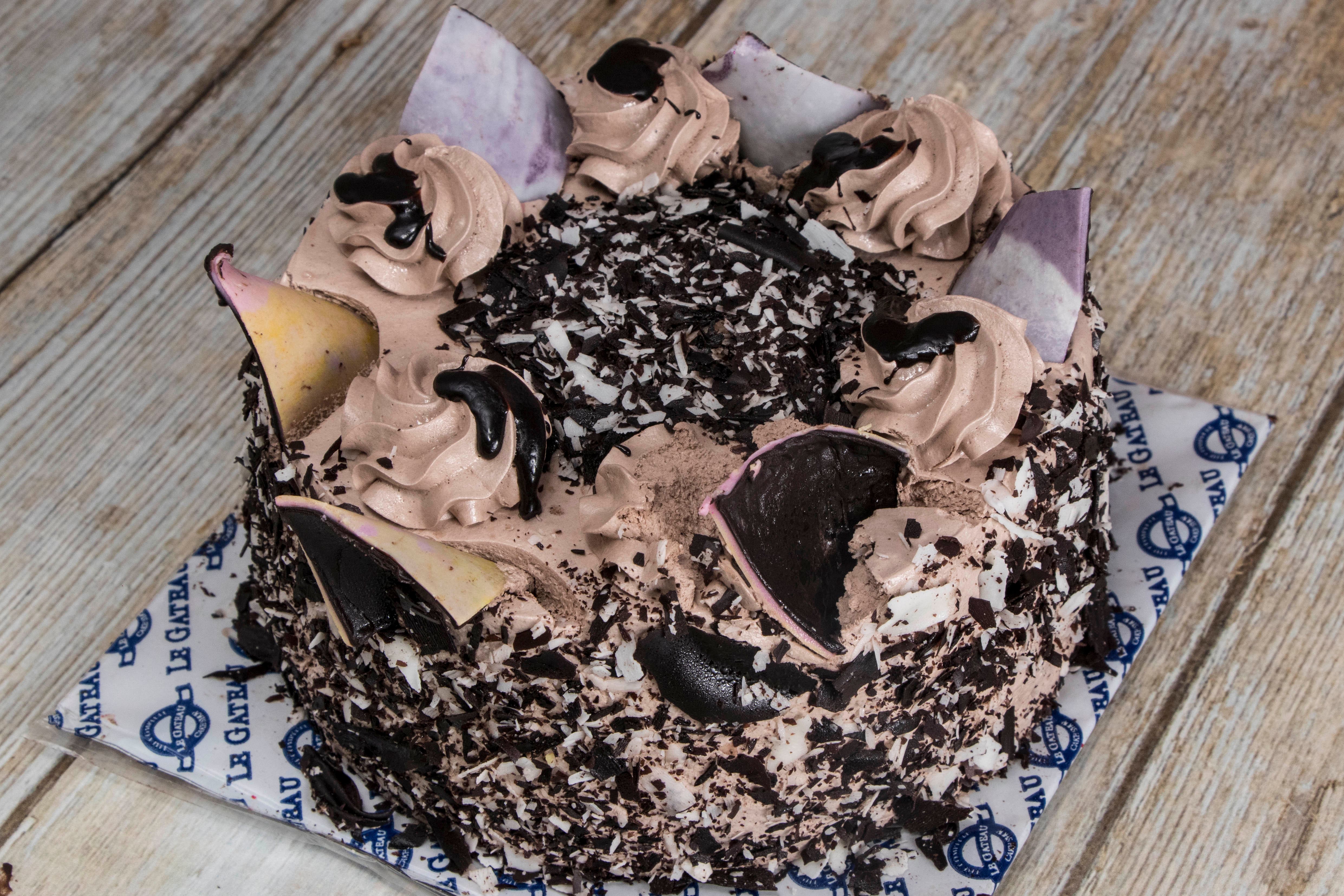 Chocolate Layered Zebra Mousse Cake. - Half Baked Harvest