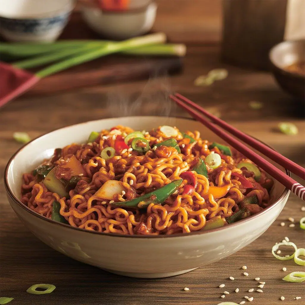 Spicy Manchurian Maggi