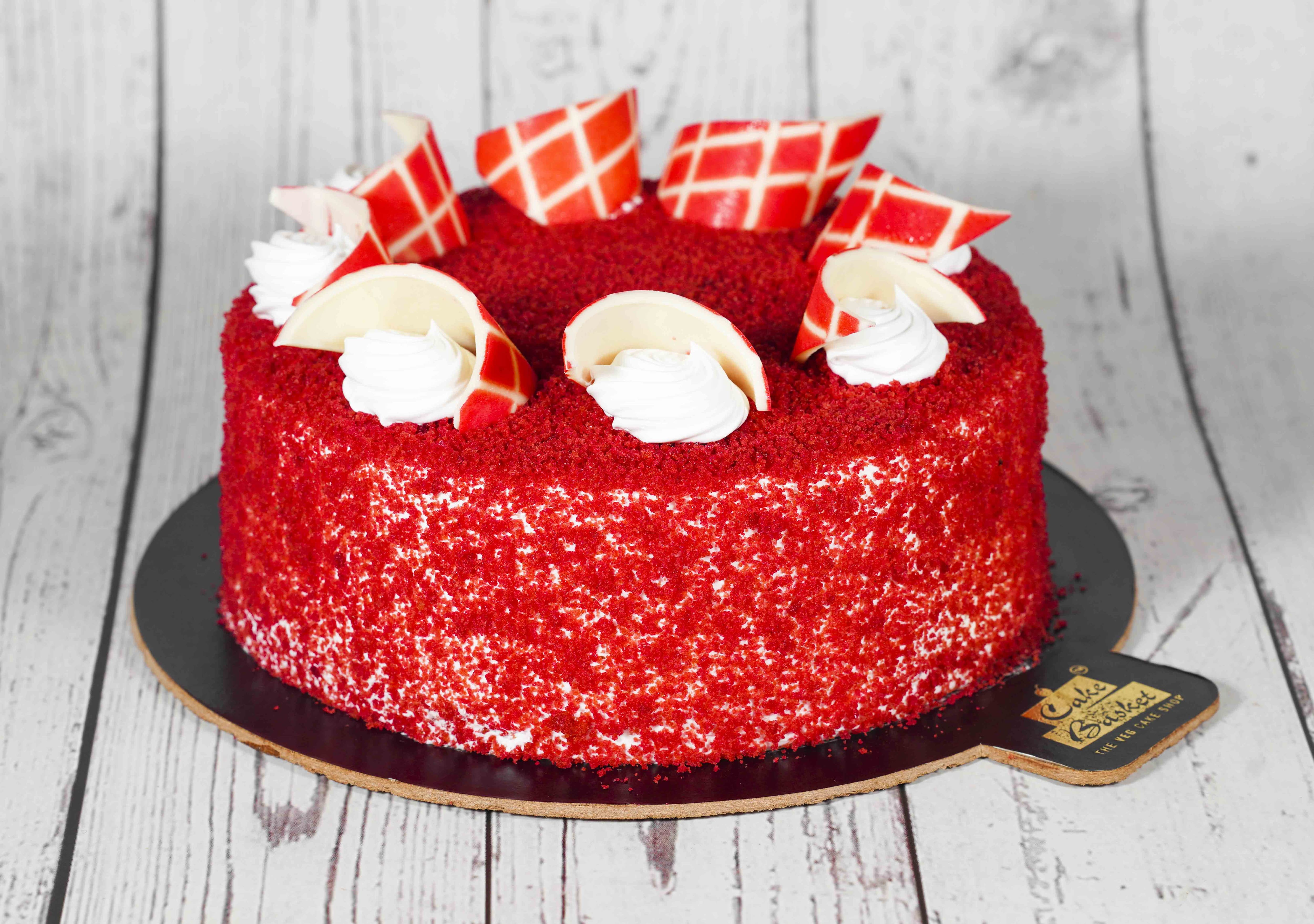 Send Online half kg chocolate cake 3 kg fresh fruits basket 15 roses basket  greeting card Order Delivery | flowercakengifts
