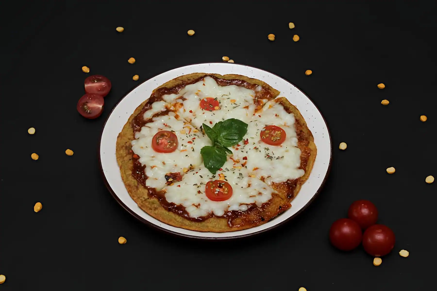 Chana-let Margherita Pizza