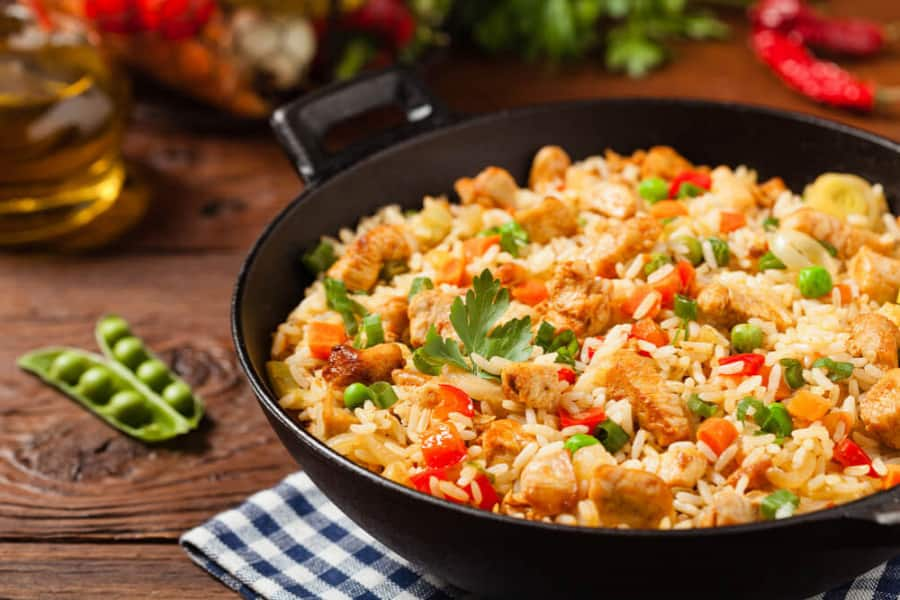 Chicken Singapuri Fried Rice