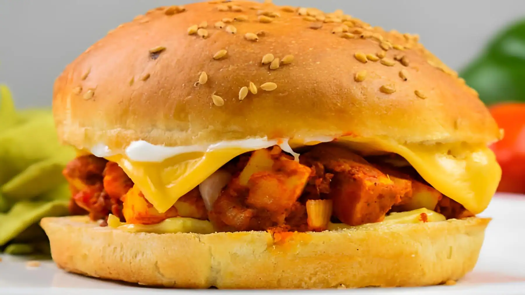 Tandoori Paneer Burger