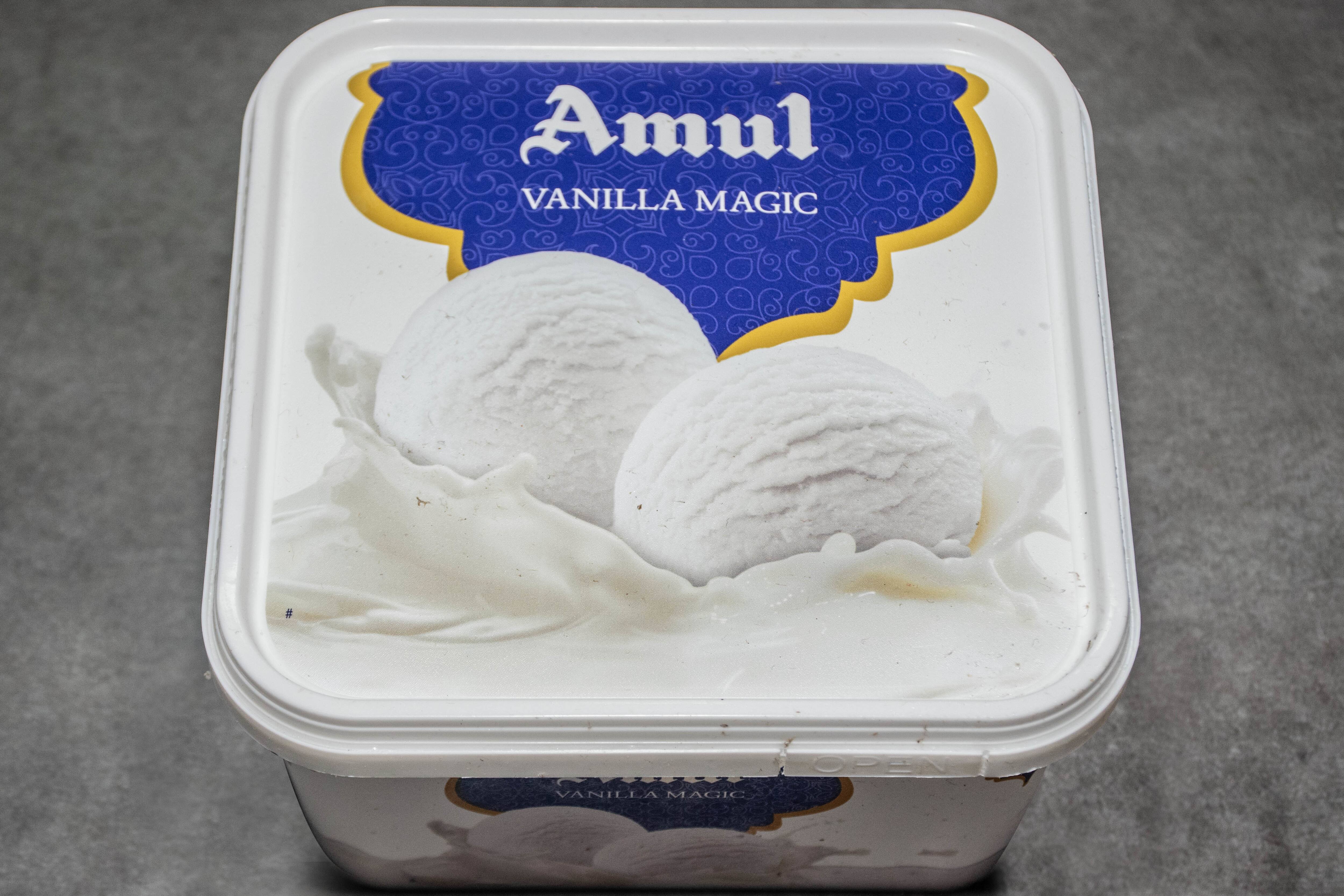 amul chocolate ice cream box