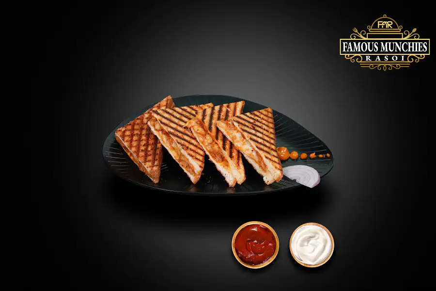 Peri Peri Paneer Cheese Grilled Sandwich