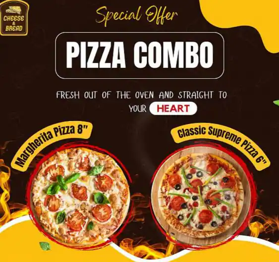 Margherita Pizza 8" +classic Supreme Pizza 6"