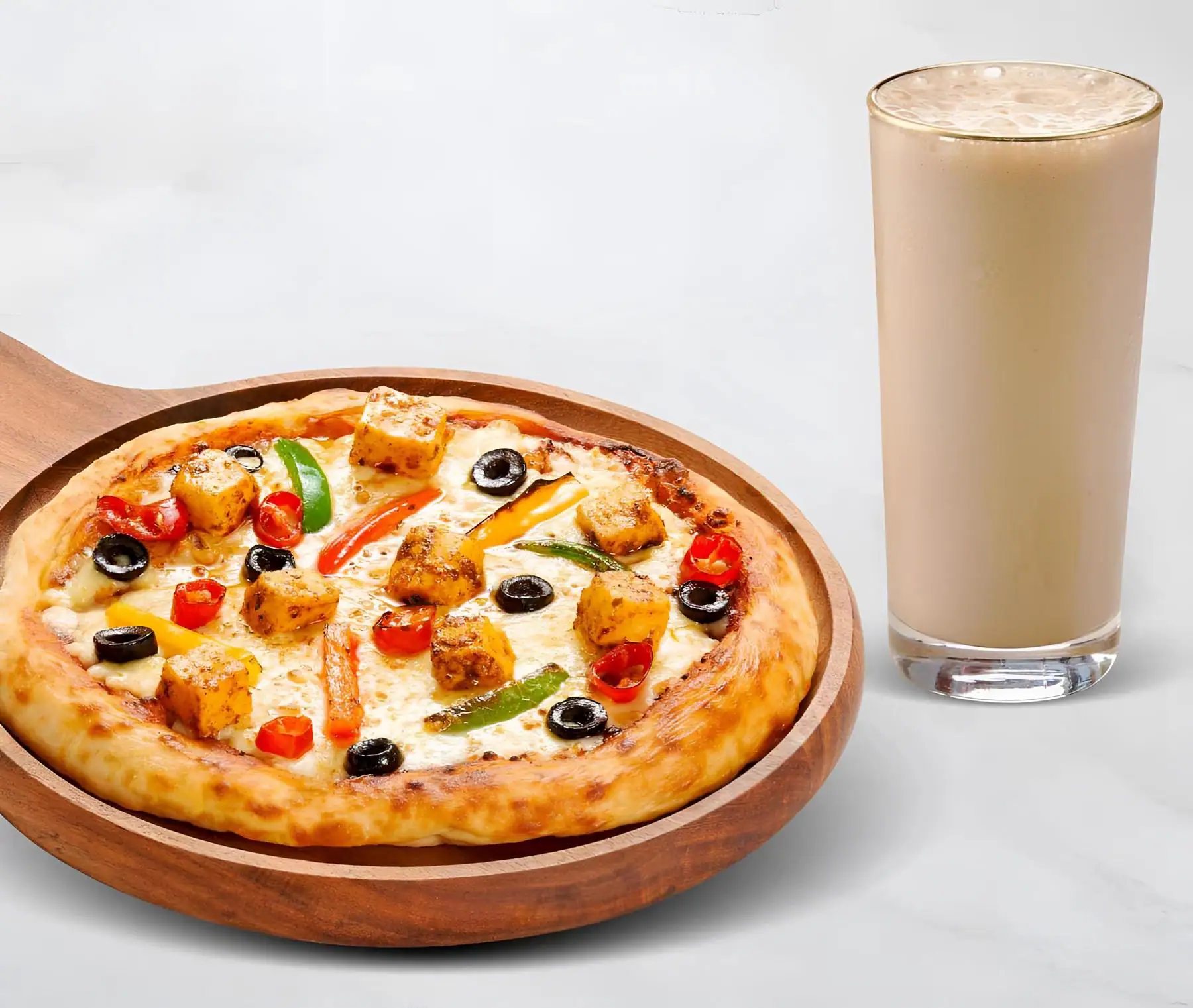 Mexican Paneer Pizza & Reg-Classic Cold Coffee