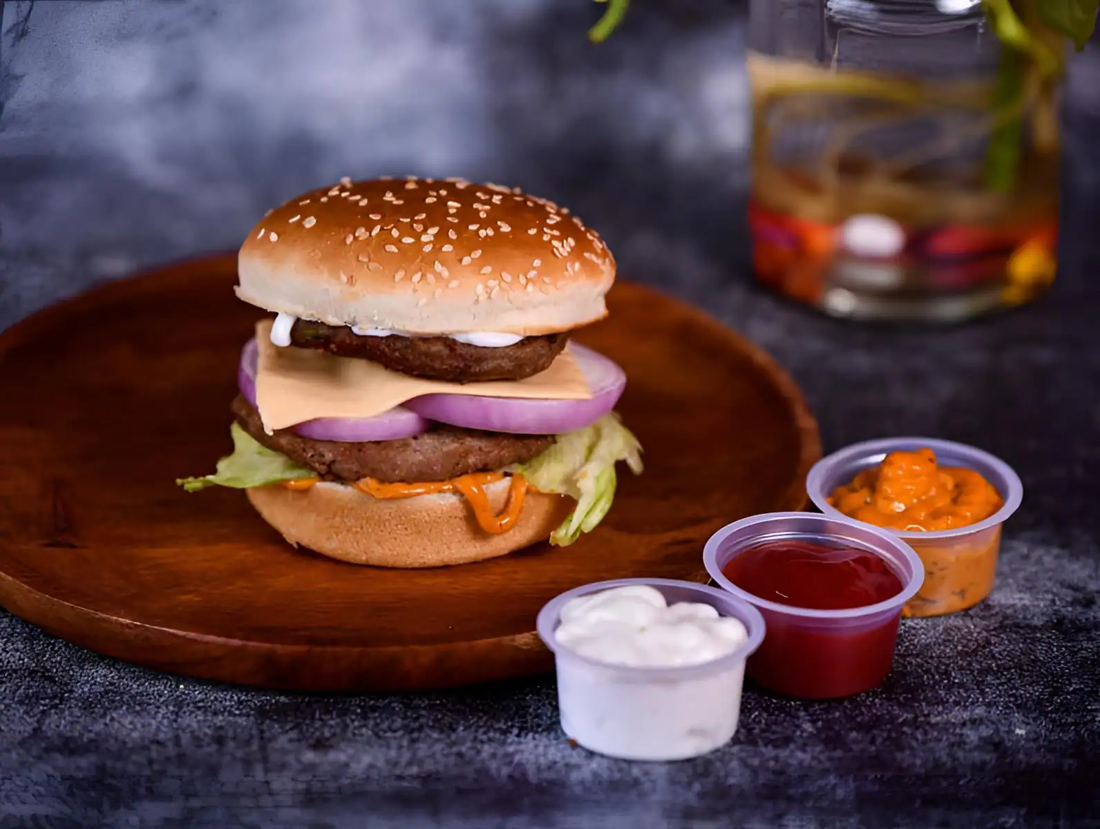 Mutton Grilled Burger.