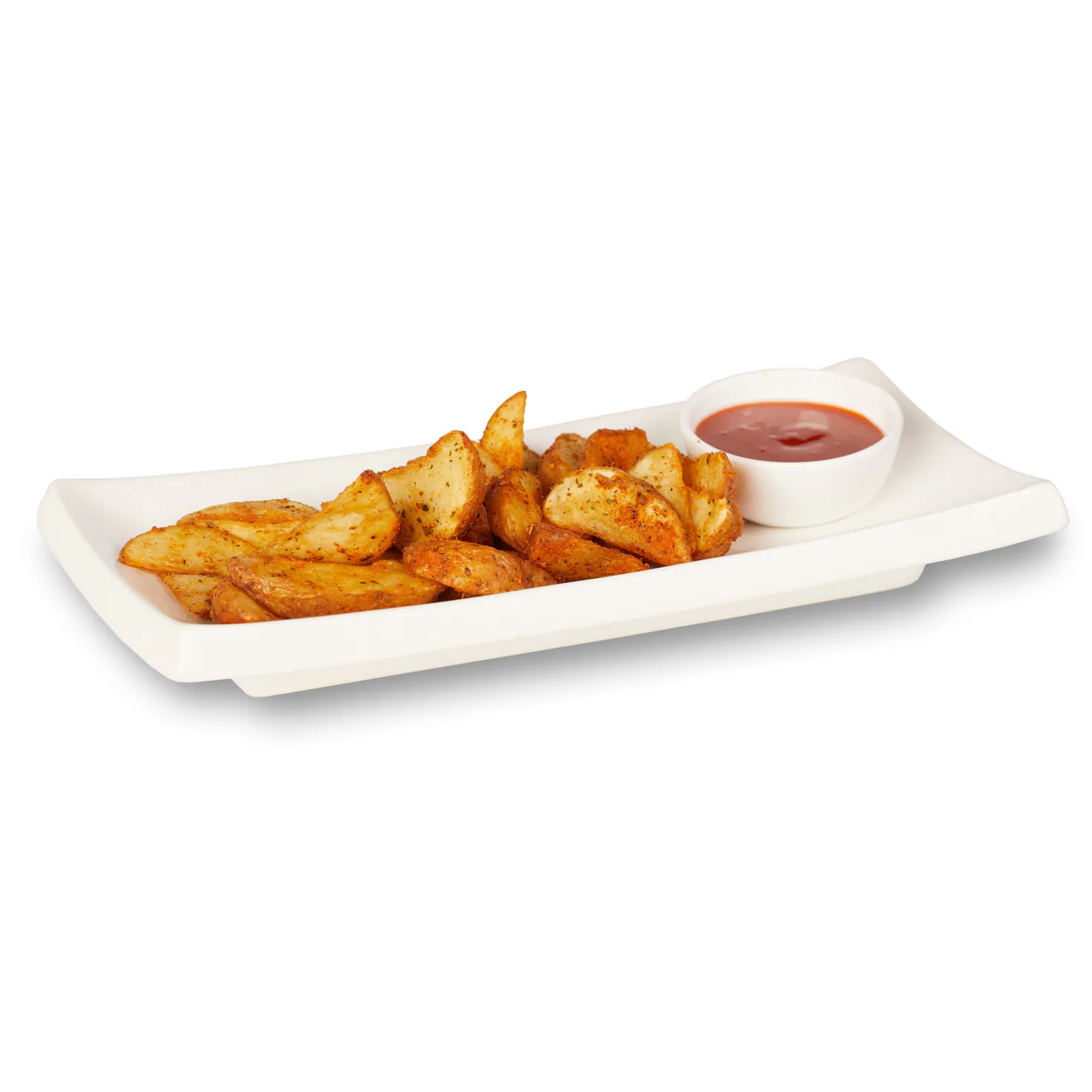 Peri-Peri Potato Wedges With Dip