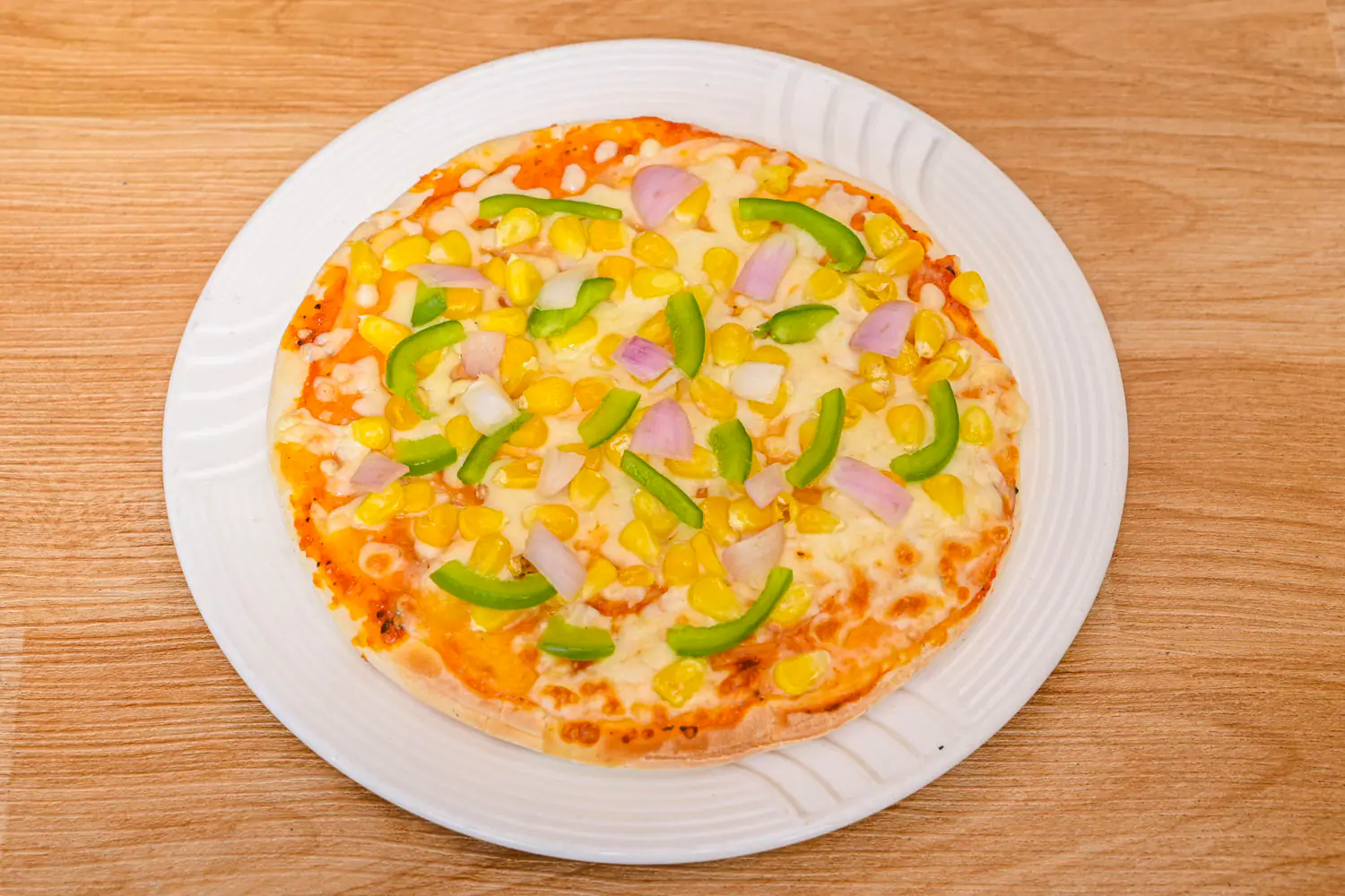Veggie Corn Pizza [Regular, 7 Inches]
