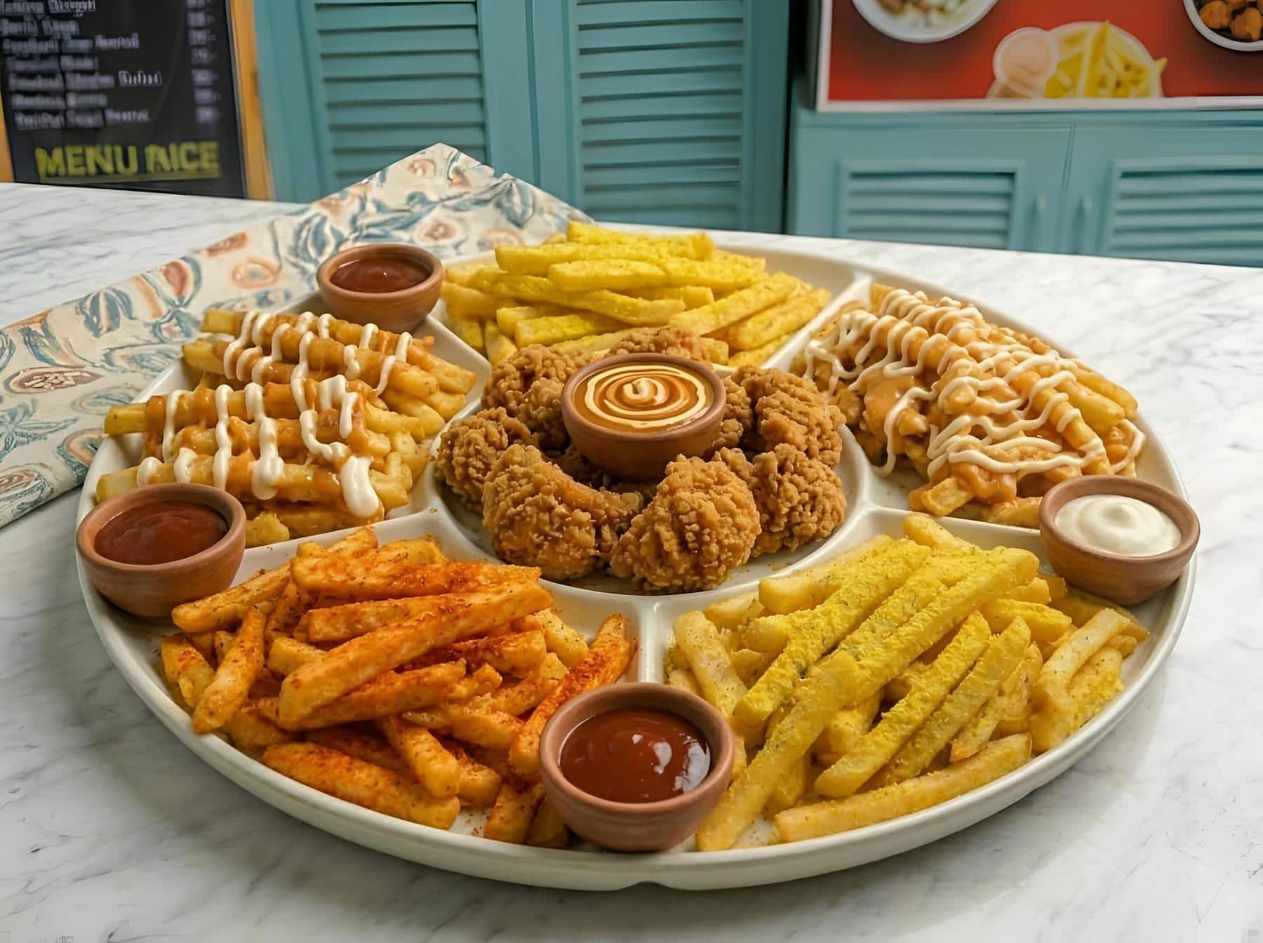 5 + 1 Flavour Hot Fries Fiesta Combo in Sirsa