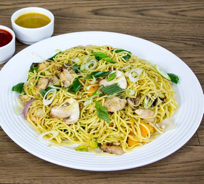 Double Egg Chicken Noodles