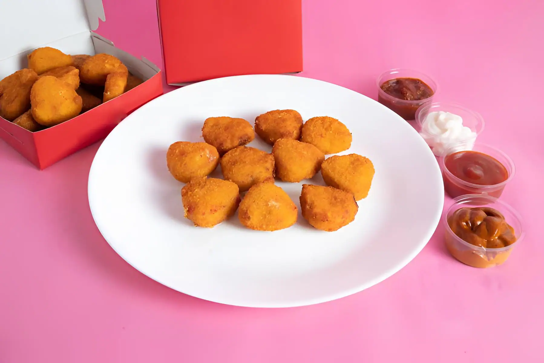 Veg Cheese Corn Peas Nuggets