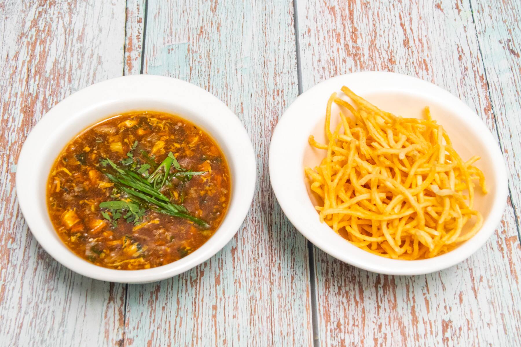 Crispy Chicken Noodle Soup