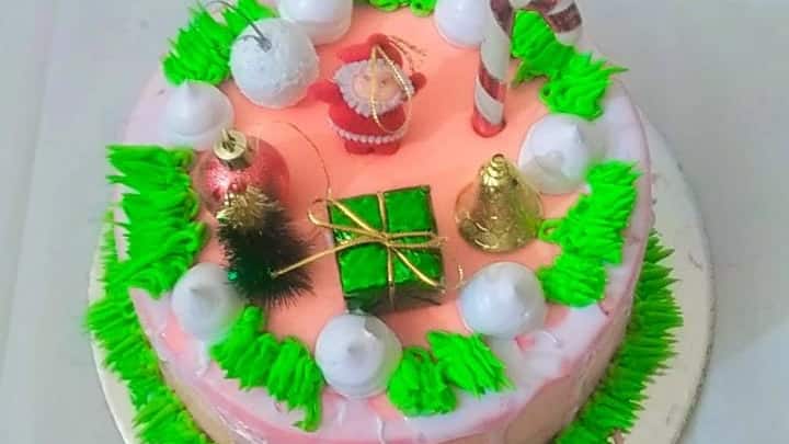 Fruit Cake Christmas Theme Cake [1 Kg]